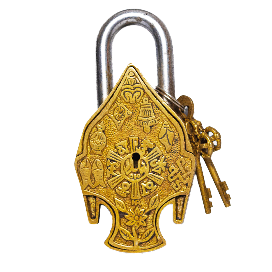 Buddha Lock and Key