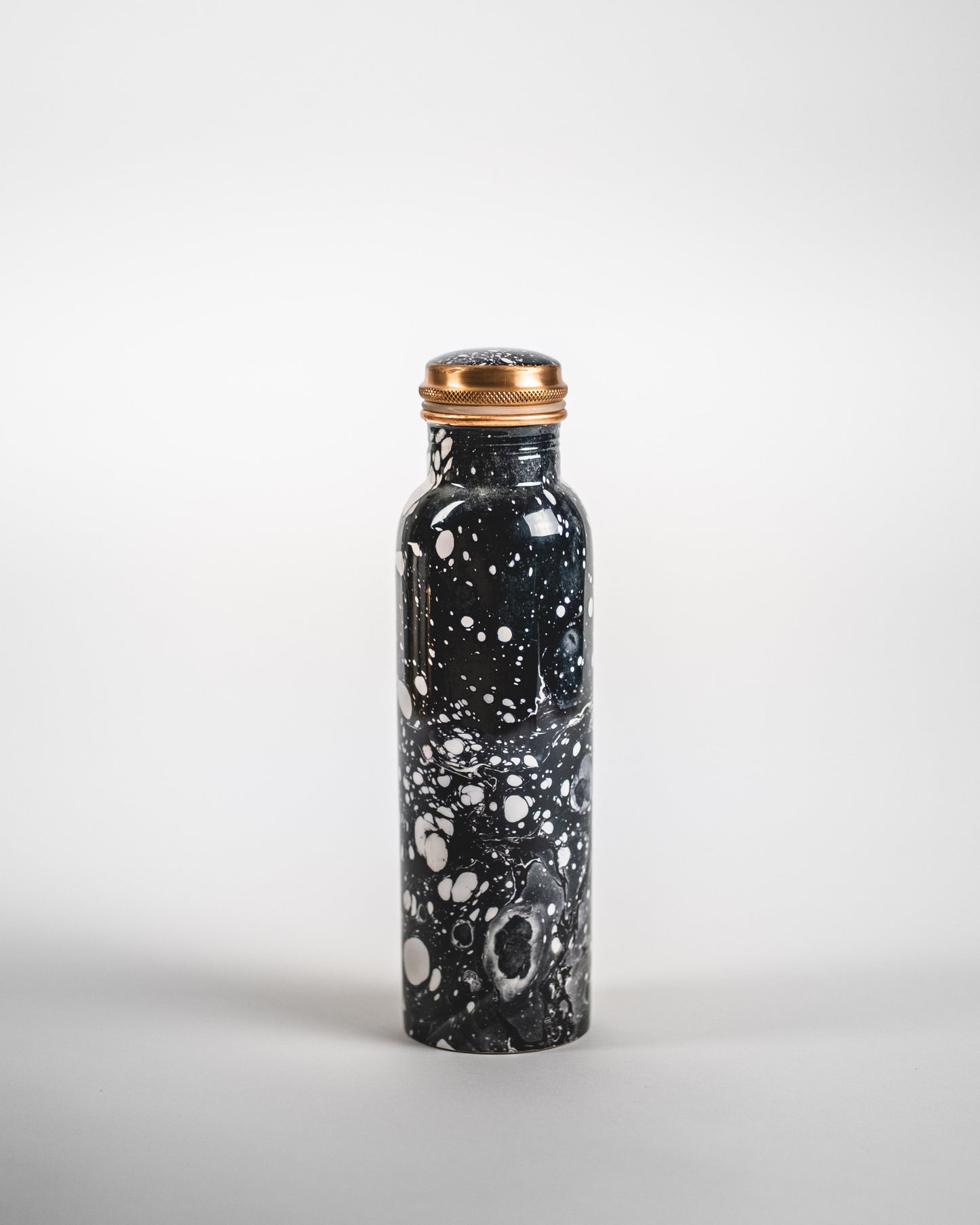Copper Black Dotty Water Bottle