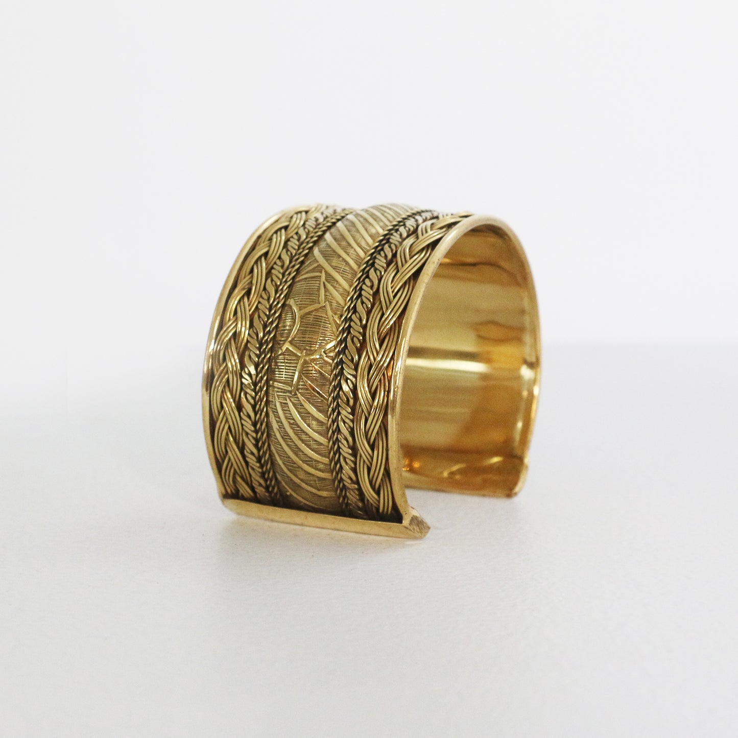 Nya Brass Cuff Bracelet