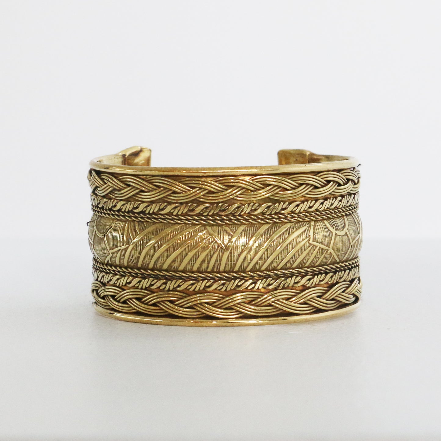 Nya Brass Cuff Bracelet