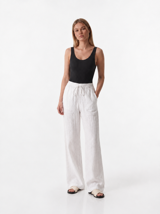 Women's Long Double Gauze Cotton Lounge Pants