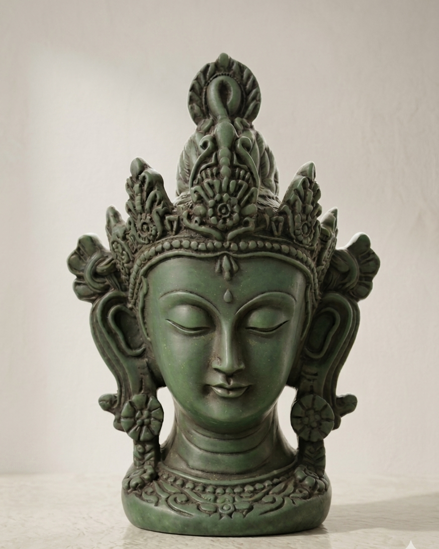 Buddha Head Sculpture