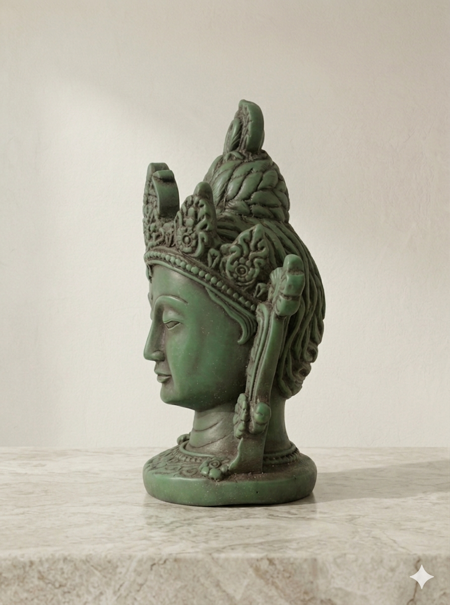 Buddha Head Sculpture