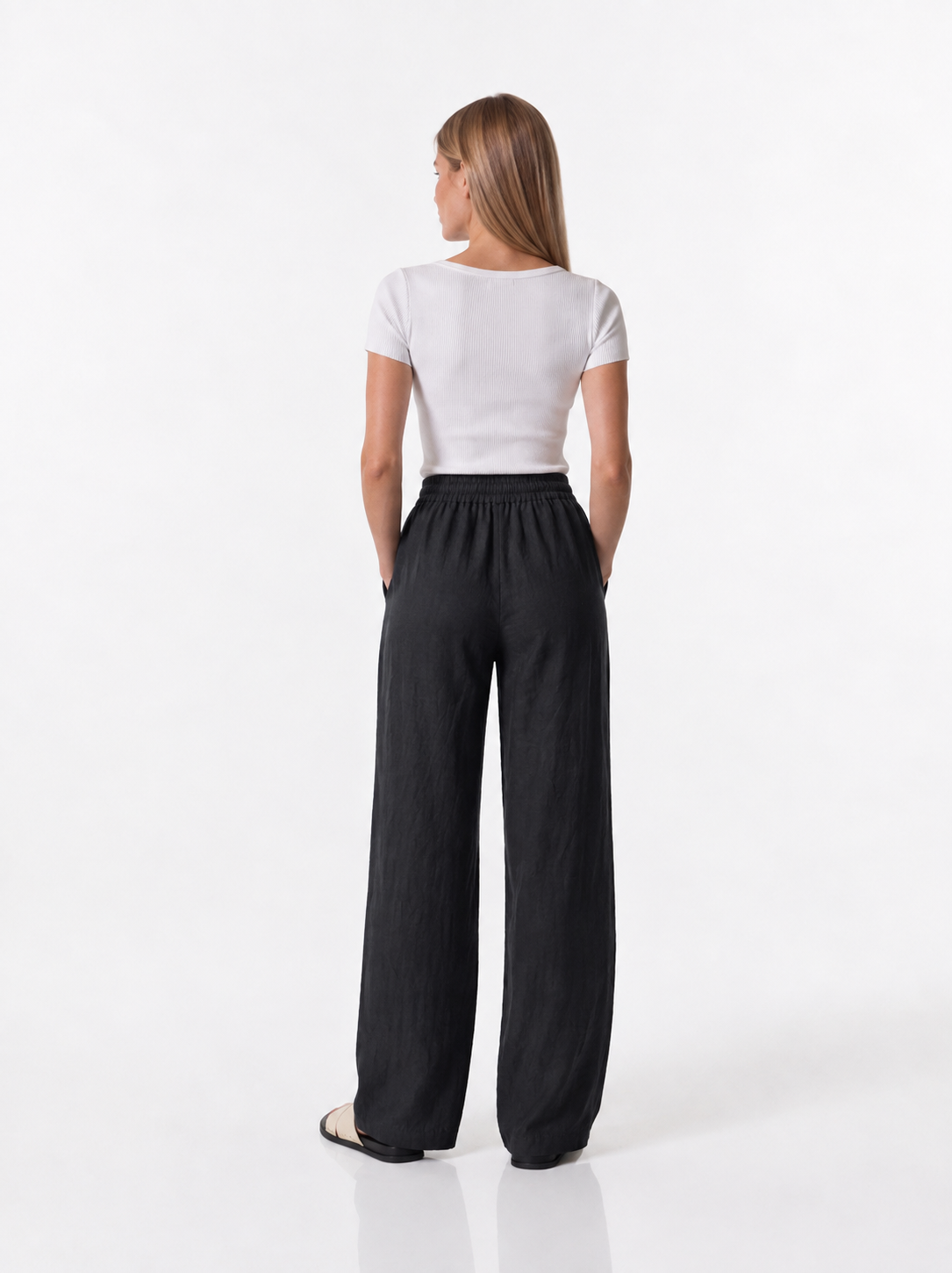 Women's Long Double Gauze Cotton Lounge Pants