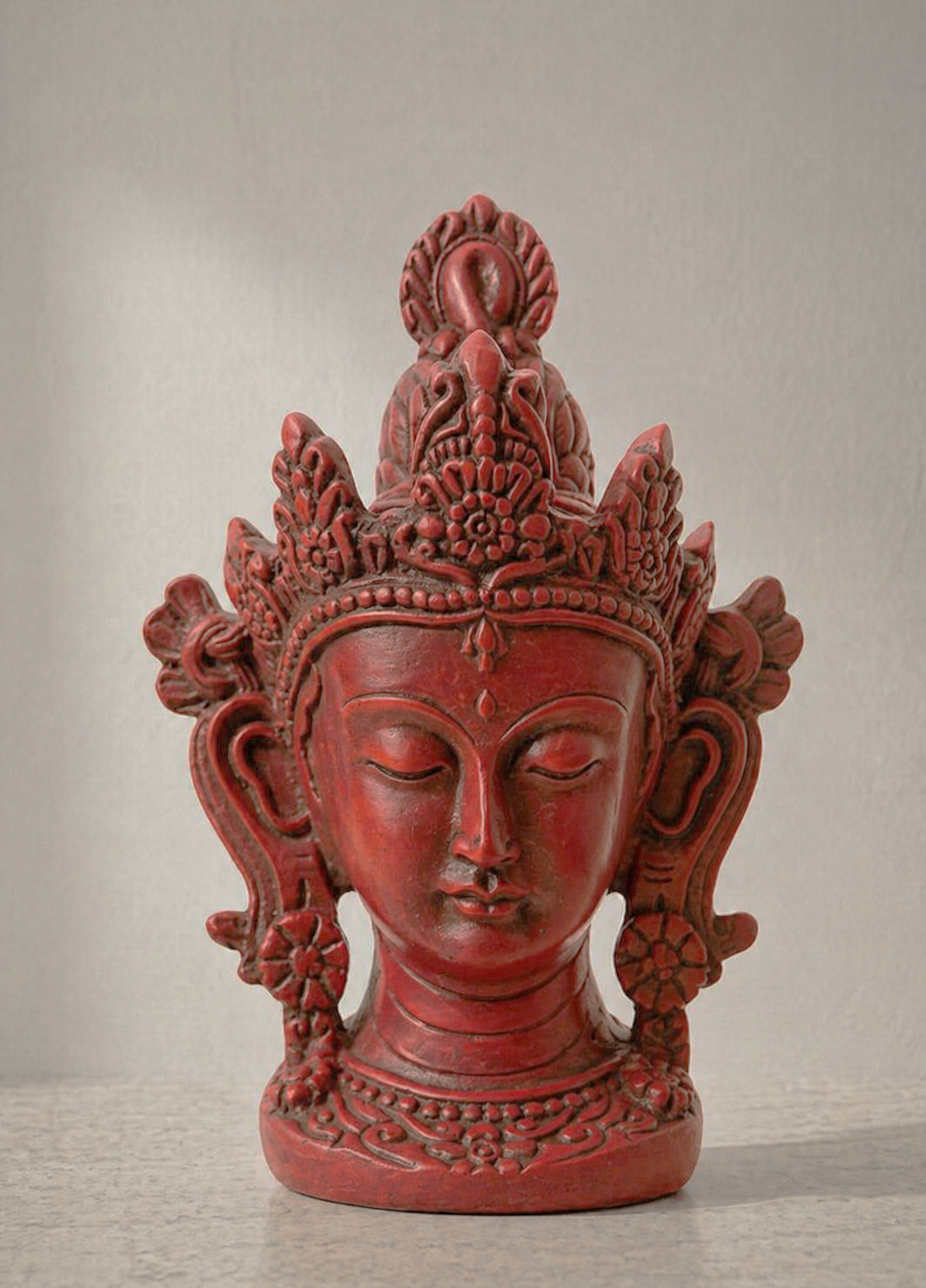 Buddha Head Sculpture