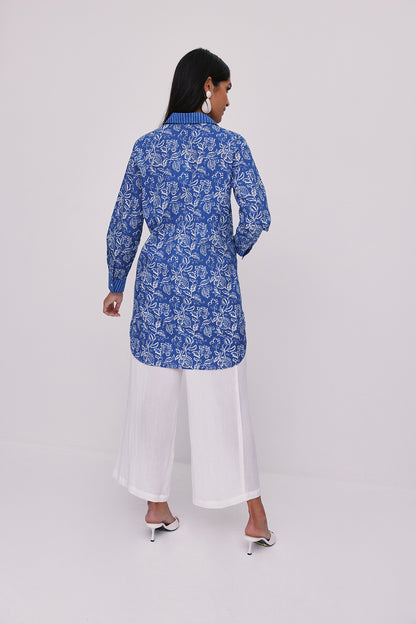 Block Print Leaf Tunic