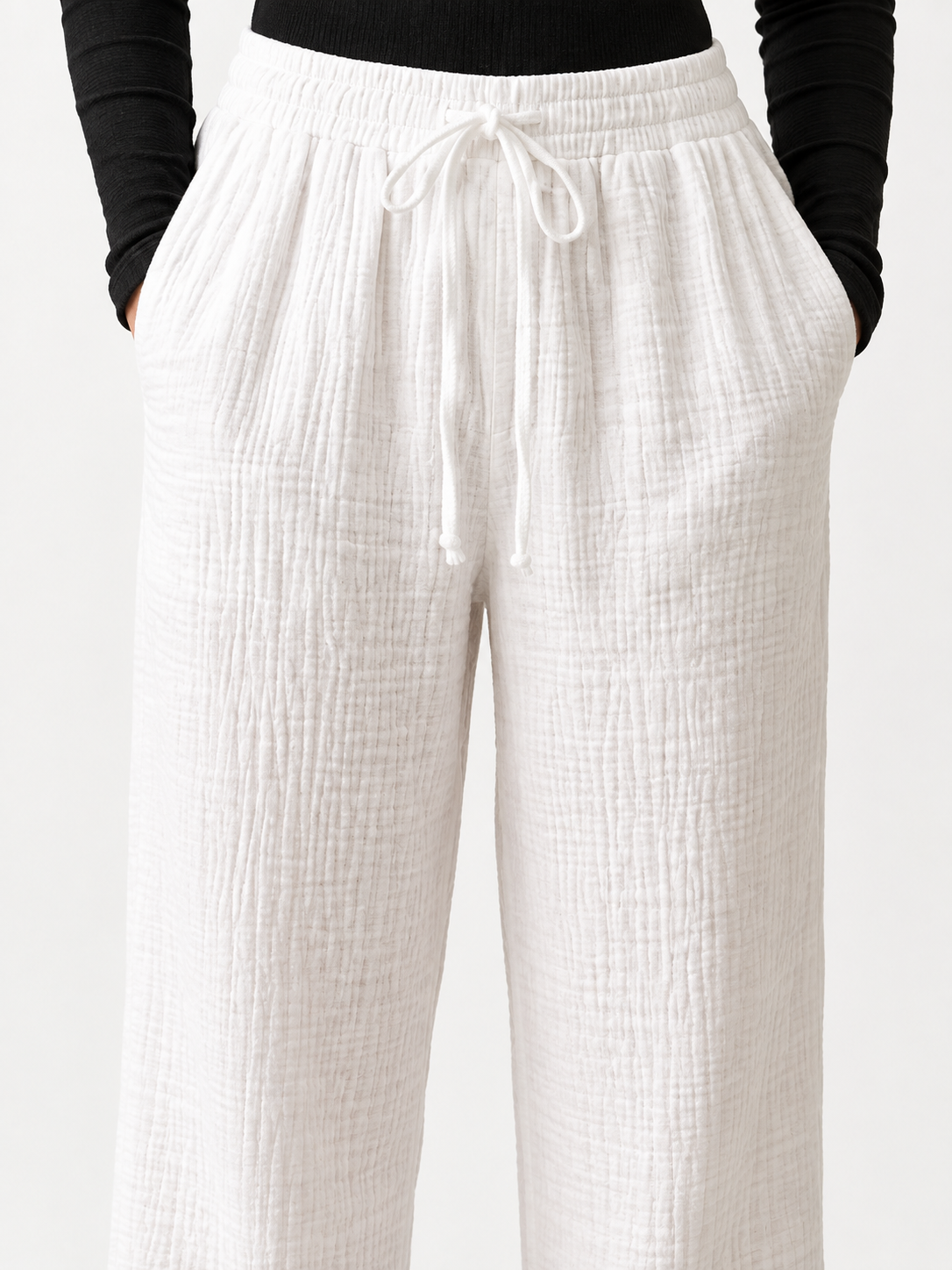 Women's Double Gauze Cotton Lounge Pants