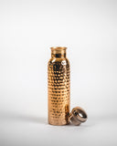 COPPER WATER BOTTLE HAMMERED