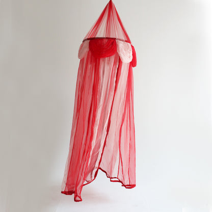 Red Mosquito Net