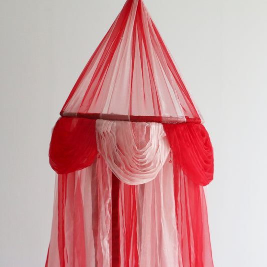 Red Mosquito Net