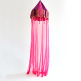 Pink Velvet Mosquito Net