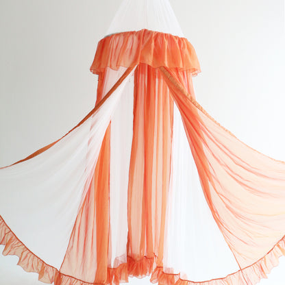 Orange Mosquito Net